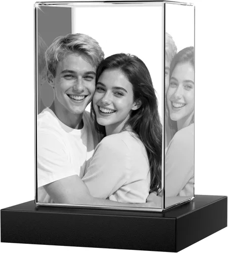 Miniatura 19 de Foto de cristal 3D, regalo personalizado para ella, él, mamá, papá, padre, regalo para parejas – Foto personalizada en cristal, única para Paisaje