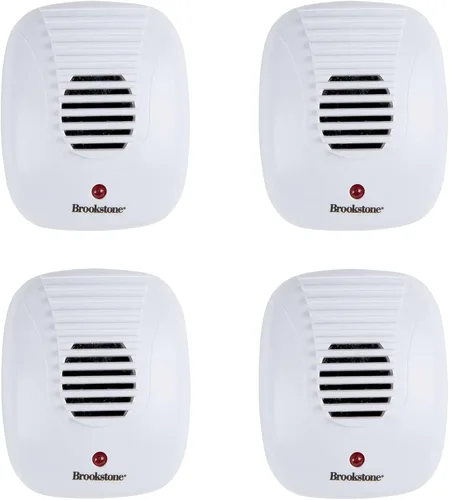 Miniatura 6 de Brookstone Repelente ultrasónico de plagas, paquete de 2, seguro y eficaz, disuasorio de plagas sin químicos para el hogar