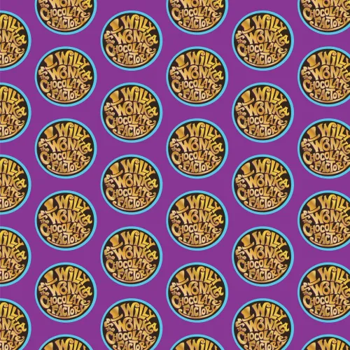 Miniatura 2 de GRAPHICS & MORE Willy Wonka and the Chocolate Factory - Rollos de papel de regalo con logotipo