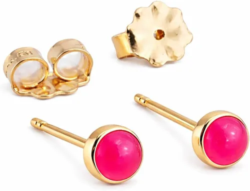 Miniatura 31 de Juego de aretes pequeños de oro con bisel, bola para cartílago, tragus, hélice, múltiples joyas hipoalergénicas de piedra natal para mujer