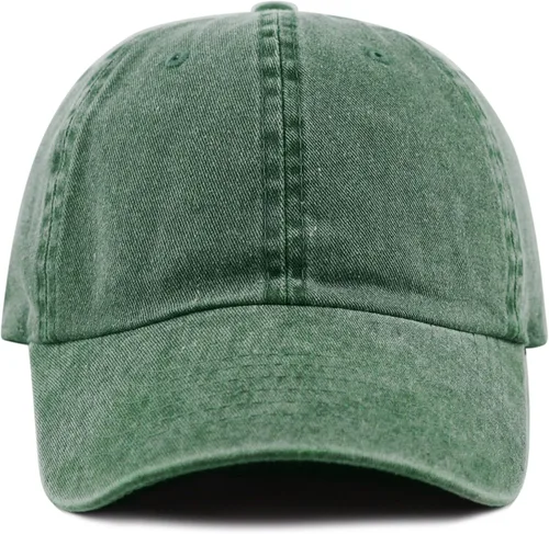 Miniatura 2 de The Hat Depot 100% Cotton Pigment Dyed Low Profile Dad Hat Six Panel Cap