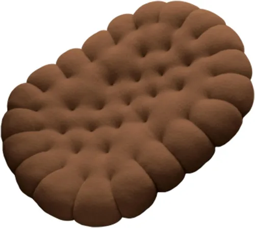 Miniatura 9 de Almohada ovalada de 20 x 16 pulgadas, cojín de suelo grueso, cojín decorativo de tatami de galleta de albaricoque, decoración de felpa