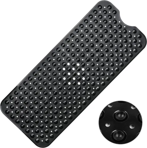 Miniatura 16 de Vannokor Tapetes para Bañera para Baño 27x14 Pulgadas, Tapete de Baño para Bañera se Siente Genial en Pies Cansados, Amigable Lavable a Máquina
