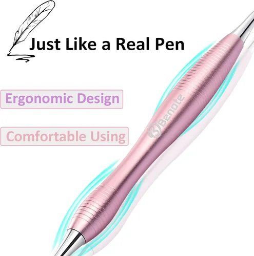 Miniatura 3 de benote Herramientas de accesorios para bolígrafo de pintura de diamante, puntas cuadradas y redondas de metal, punta ergonómica de diamante, punta