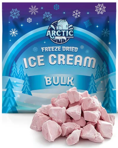 Miniatura 39 de Arctic Farms Trozos de Helado Liofilizado a Granel - No se Derrite (Mantequilla de Maní) (1 libra)