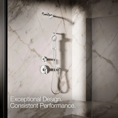 Miniatura 7 de Kohler 72415-H-CP Awaken® G110 Ducha de mano de tres funciones, 1,5 gpm, cromo pulido