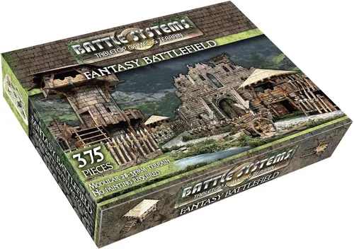 Miniatura 10 de Battle Systems BSTFWA005 Río y Carreteras Escenas Modulares de Fantasía - Perfecto para Juegos de Rol y Wargames - Terreno de Mesa Multinivel