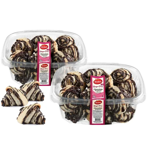 Miniatura 7 de Pasteles Sin Azúcar Cruasán de Chocolate Pan Babka de Chocolate Pastelería de Desayuno Sin Lácteos y Nueces Sin Conservantes Únicos