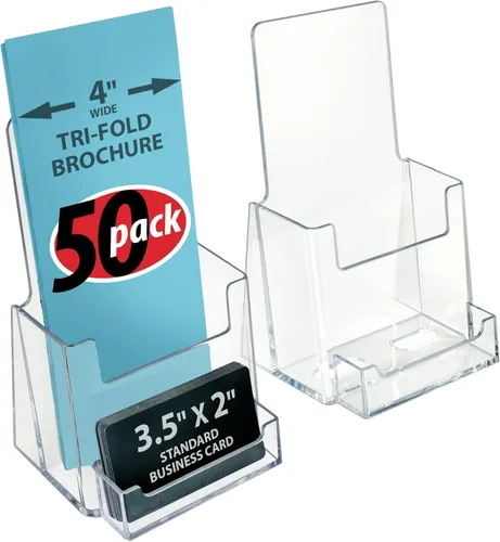Miniatura 15 de Azar Displays, 252922, soporte para folleto de mostrador para volantes triples, tarjeta de visita o accesorio de tarjeta de regalo, soporte