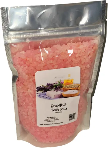 Miniatura 22 de Sales de baño Bolsa de 1 libra (16 oz.) Elige tu aroma Sal de Epsom Sal marina Baño Cuidado del cuerpo Belleza Relajación Spa