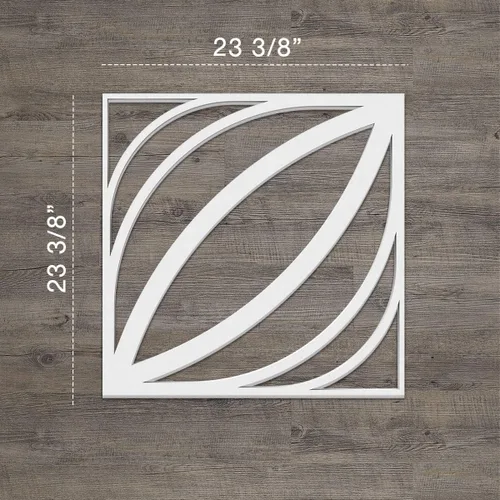 Miniatura 2 de Ekena Millwork WALP24X24OTS-CASE-10 Otis - Paneles de pared decorativos de PVC de grado arquitectónico, grandes, paquete de 10