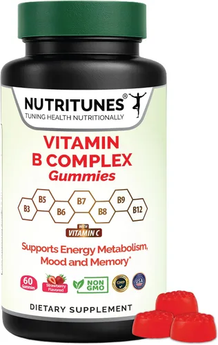 Miniatura 10 de Complejo Líquido de Vitamina B Fresa - 2 fl oz (2.0 fl oz) Features Liquid Drops, Strawberry Flavor, Methyl B12, Folate, and Easy-to-Use Formula