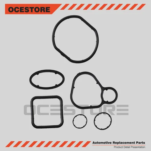 Miniatura 4 de OCESTORE 55354071 Kit de juntas de enfriador de aceite de motor compatible con CR UZE G3 Astra Aveo AVEO5 Kit de reparación de juntas de enfriador