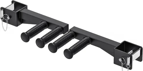 Nordic Hamstring Curl Attachment, Dip Bar, Belt Squat & Safety Spotter Arms for 2"x2" & 3"x3" Power Racks, Home Gym Strength Training Accessories
