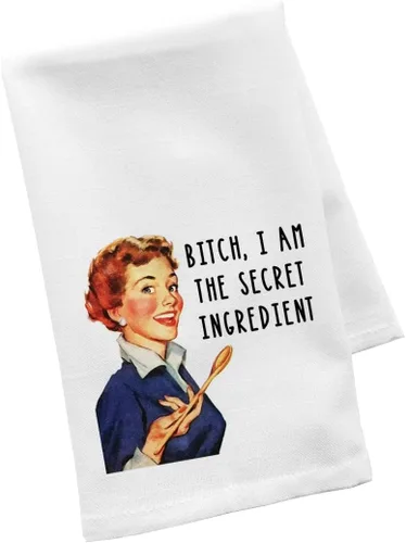 Miniatura 37 de Andaz Press Toalla de Cocina Personalizada, Toalla de Té de Saco de Harina, La Mejor Mamá de Todos los Tiempos Nombres Personalizados de Niños