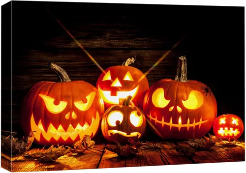 Miniatura 13 de wall26 Lienzo decorativo para pared, imágenes de Halloween, decoración de pared para el hogar, dormitorio, sala de estar, pinturas en lienzo