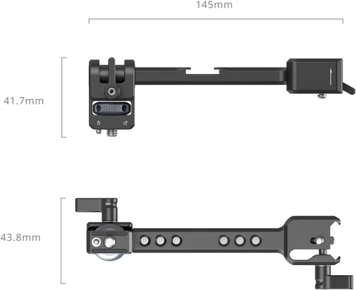 Miniatura 9 de SmallRig Montura Ajustable para Monitor de Cámara con Liberación Rápida, Abrazadera NATO, Montaje de Zapata Fría, Diseño Anti-Torsión para DJI RS 4