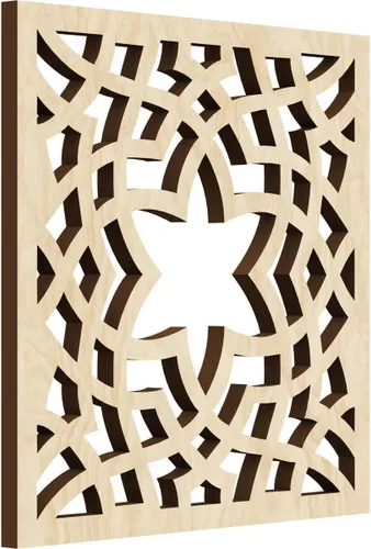 Miniatura 31 de París - Paneles de pared decorativos de madera con calado, extra pequeños, 7 3/8 pulgadas de ancho x 7 3/8 pulgadas de alto x 1/4 pulgadas de alto