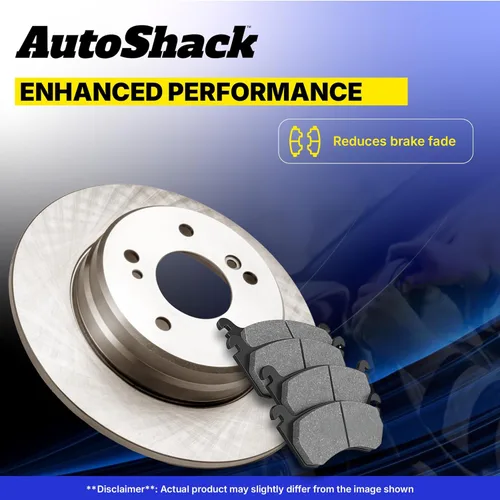 Miniatura 6 de AutoShack 10.91" (277 mm) Rotores de freno ventilados delanteros + pastillas de freno cerámicas de reemplazo para 2002-2010 Subaru Impreza 2003-2005