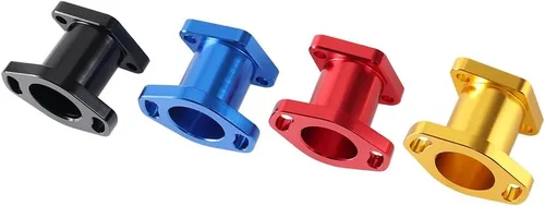 Miniatura 6 de Tubos de admisión de entrada de rendimiento de carreras CNC de aluminio con junta y tornillo para VM22 26mm Predator 196cc 212ccc CT200U Honda GX160