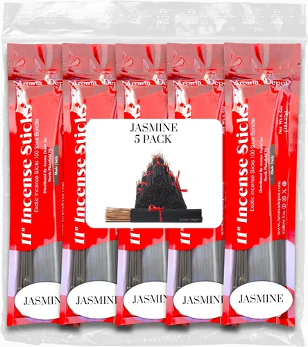 Miniatura 10 de Aroma Depot Dragon's Blood - Varitas de incienso más exóticas de 11 pulgadas. Paquete de 500 unidades al por mayor, cada palo natural se quema