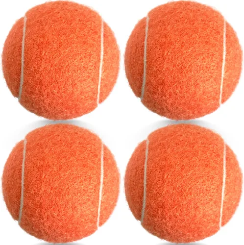 Miniatura 6 de Pelotas de tenis, paquete de 4 pelotas de tenis de práctica para principiantes, pelotas de tenis de entrenamiento para mascotas y perros Verde