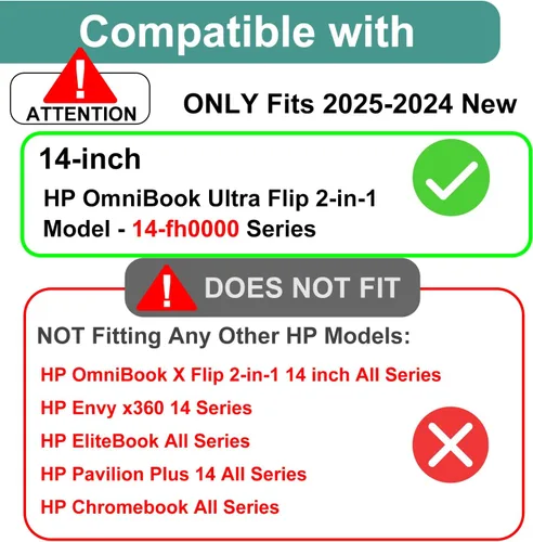 Miniatura 2 de KEANBOLL Paquete de 2 protectores de pantalla de bloqueo de luz azul para HP OmniBook Ultra Flip 2 en 1 de 14 pulgadas (14-fh0000) 2025-2024