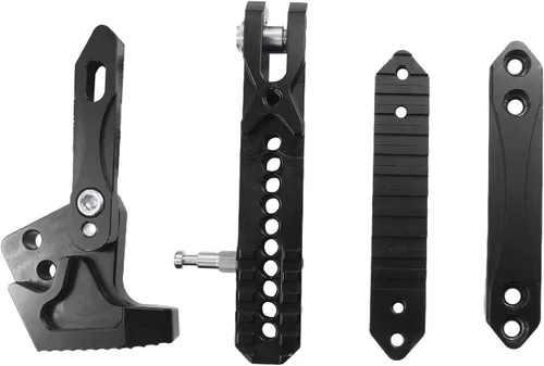 Miniatura 5 de Caballete universal para motocicleta con soporte lateral ajustable para pie, caballete de estacionamiento para motocicleta eléctrica, soporte