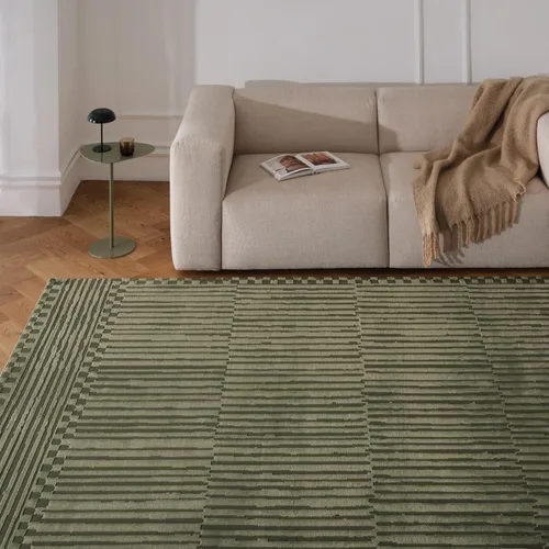 Miniatura 11 de Revival Rugs Soloba 3'11"x6'1" - Alfombra Lavable a Máquina para Cocina y Dormitorio - 100% Reciclada, Certificada Oeko-TEX, Pelo Mediano, Beige