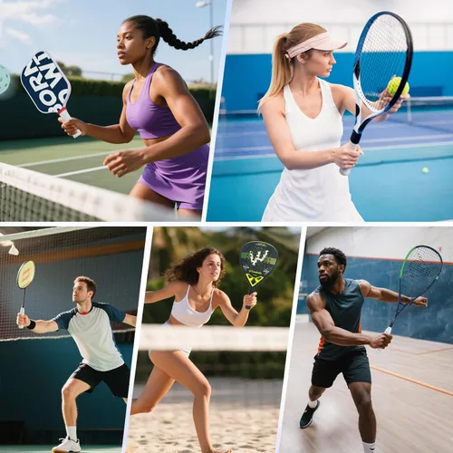 Miniatura 7 de Paquete de 6 cintas de agarre de pickleball antideslizantes, absorben el sudor y extra largas, adecuadas para tenis, squash, bádminton, caza, hockey