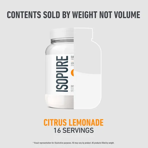 Miniatura 8 de Isopure - polvo de proteína de suero de leche con sabor a fruta ligera refrescante