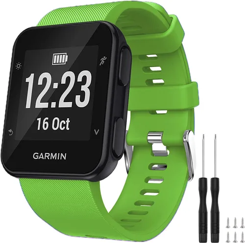 Miniatura 38 de GVFM banda compatible con Garmin Forerunner 35, silicona suave correa de repuesto para reloj inteligente Garmin Forerunner 35, se ajusta a muñeca