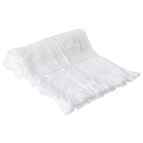 Miniatura 8 de Booulfi Manta para bebé, manta para envolver al bebé, manta de recepción con borlas, para recién nacido, para bebé, niño, niña, regalo, tamaño 45 x