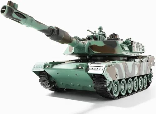 Tanque a control remoto, US M1A2 Abrams, juguete tanque de control remoto, escala 1:28, vehículos militares RC de 2.4 GHz con sonidos realistas,