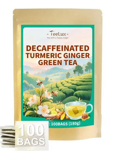 Miniatura 41 de TeeLux Bolsas de té verde menta, té verde con menta, menta verde y citronela, con cafeína, 100% real y natural, 100