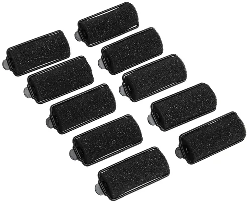Miniatura 4 de Diane Rodillos de espuma, Negro, 1.25", 8/bolsa