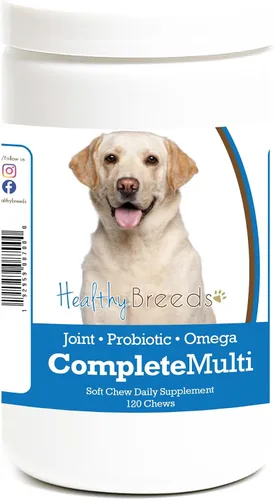 Miniatura 34 de Healthy Breeds Boxer todo en uno multivitamínico suave masticable 120