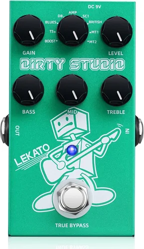 Miniatura 11 de LEKATO Looper - Pedal de guitarra, pedal afinador de bucle, 9 bucles, 40 minutos, tiempo de grabación, sobrecargas ilimitadas para guitarra