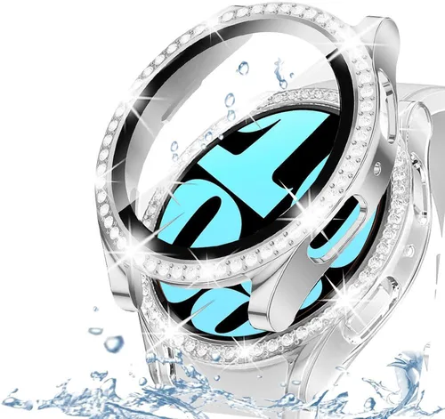 Miniatura 94 de DEALELE Paquete de 1 + 3 fundas y protector de pantalla compatible con Samsung Galaxy Watch FE / 5/4 de 1.575 pulgadas, funda protectora