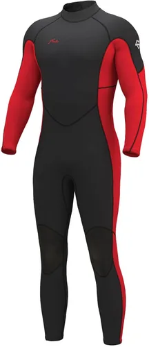 Miniatura 11 de Hevto - Traje de neopreno para hombre, 3/2 mm, con cremallera delantera y trasera, para aguas frías, para surf, natación, buceo