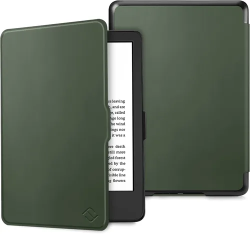 Miniatura 12 de Fintie Slimshell - Funda para Kindle de 6 pulgadas (11ª generación, versión 2024/2022), funda ligera de piel sintética con apagado y encendido Negro
