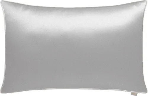 Miniatura 2 de Grace & Company - Funda de almohada de satén sedoso para cabello y piel, funda de almohada de seda de satén con cierre de cremallera certificada