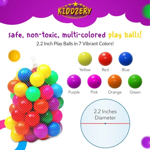 Miniatura 3 de Piscina de Pelotas para Niños Tienda Emergente Grande para Niños Pequeños - Juguetes de Regalo para Interior y Exterior para Bebés Niñas y Niños