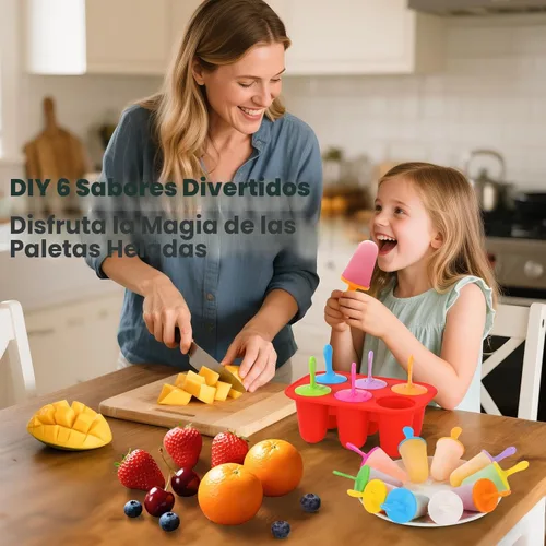 Miniatura 7 de Moldes de silicona para paletas pequeñas, sin BPA para niños, niños pequeños y bebés, moldes reutilizables para paletas de hielo, mini moldes