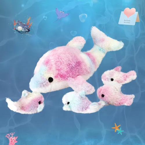 Miniatura 11 de WEWILL Conejito de peluche de 18 pulgadas, 5 piezas, juguete de peluche con 4 conejos bebés, regalos para cumpleaños y Pascua, color gris