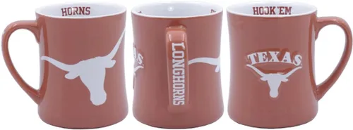 Miniatura 26 de RFSJ Nebraska Cornhuskers - Taza de cerámica en relieve (3D) de 16 onzas, color rojo