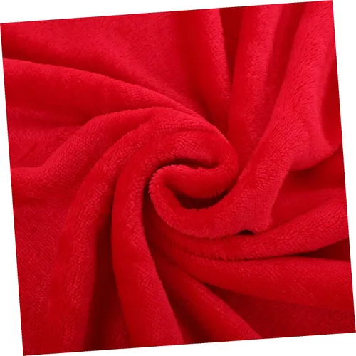 Miniatura 3 de LIFKOME Sábanas de invierno de franela de forro polar, manta de Woobie, manta cálida, sábanas de franela de regalo, manta roja gruesa, sábanas