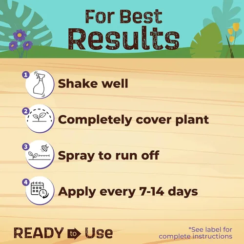 Miniatura 6 de Bonide Captain Jack's Aceite de Neem, aerosol listo para usar de 16 onzas, fungicida, insecticida y acaricida multiuso para jardinería orgánica