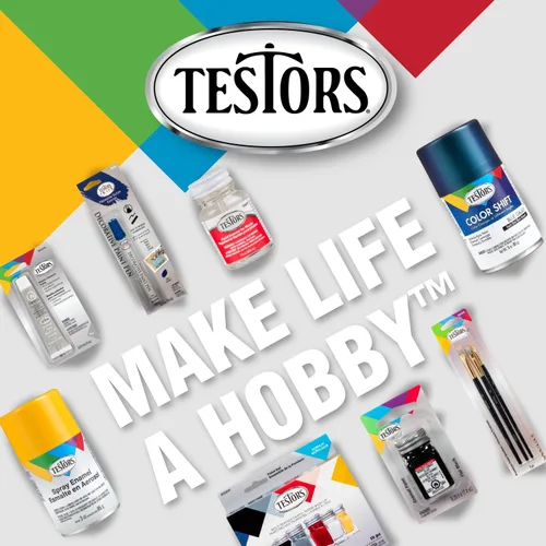 Miniatura 7 de Testors Pintura de Esmalte, Blanco Mate, 1/4-Onza