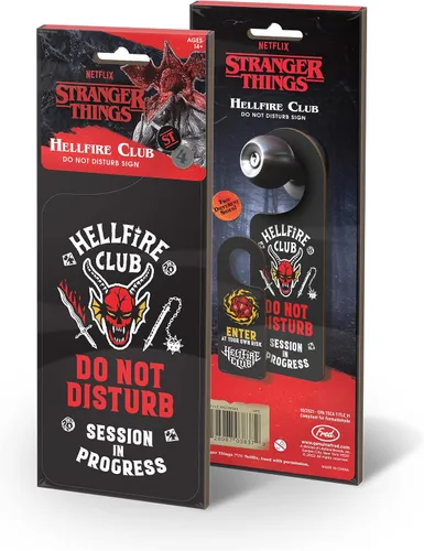 Miniatura 3 de Genuine Fred Stranger Things, Letra de No Molestar, Doble Cara, Cazador de Demogorgon, Multicolor